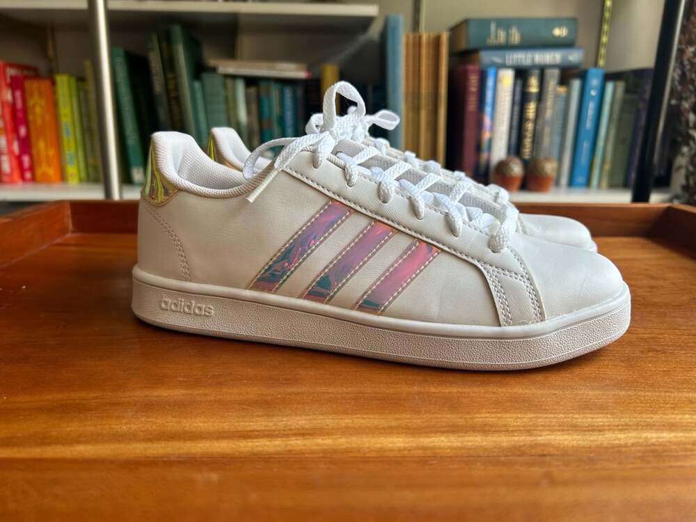Adidas Grand Court 2.0 Sneakers White Iridescent